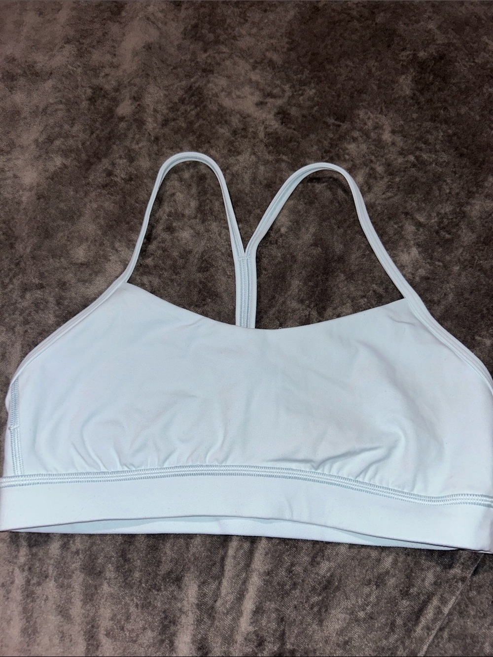 lululemon athletica Light Blue Strappy Sports Bra